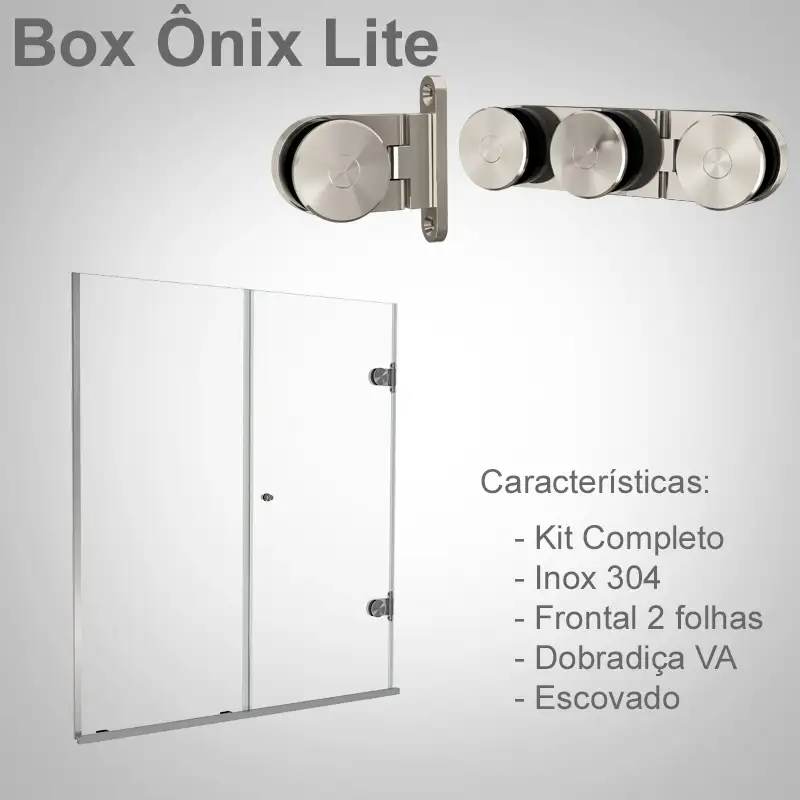 Frontal 2 Folhas Escovado